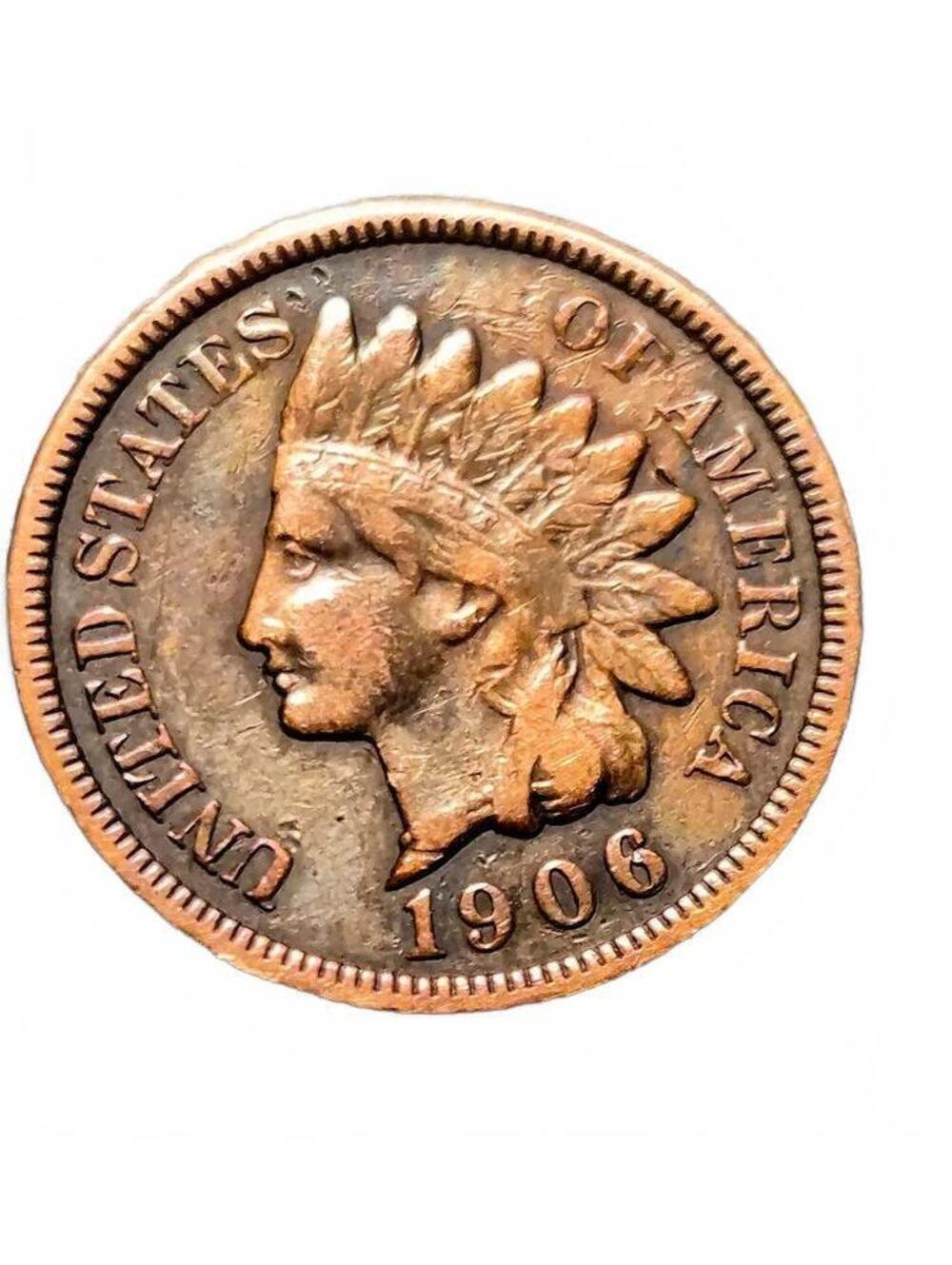 1906 Indian Head Penny Full Liberty VF *035